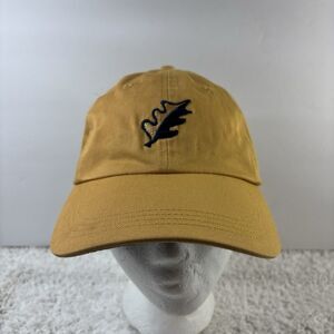 Rare Vintage Ahead golf hat "World's Longest Course" yellow Embroidered Outdoor